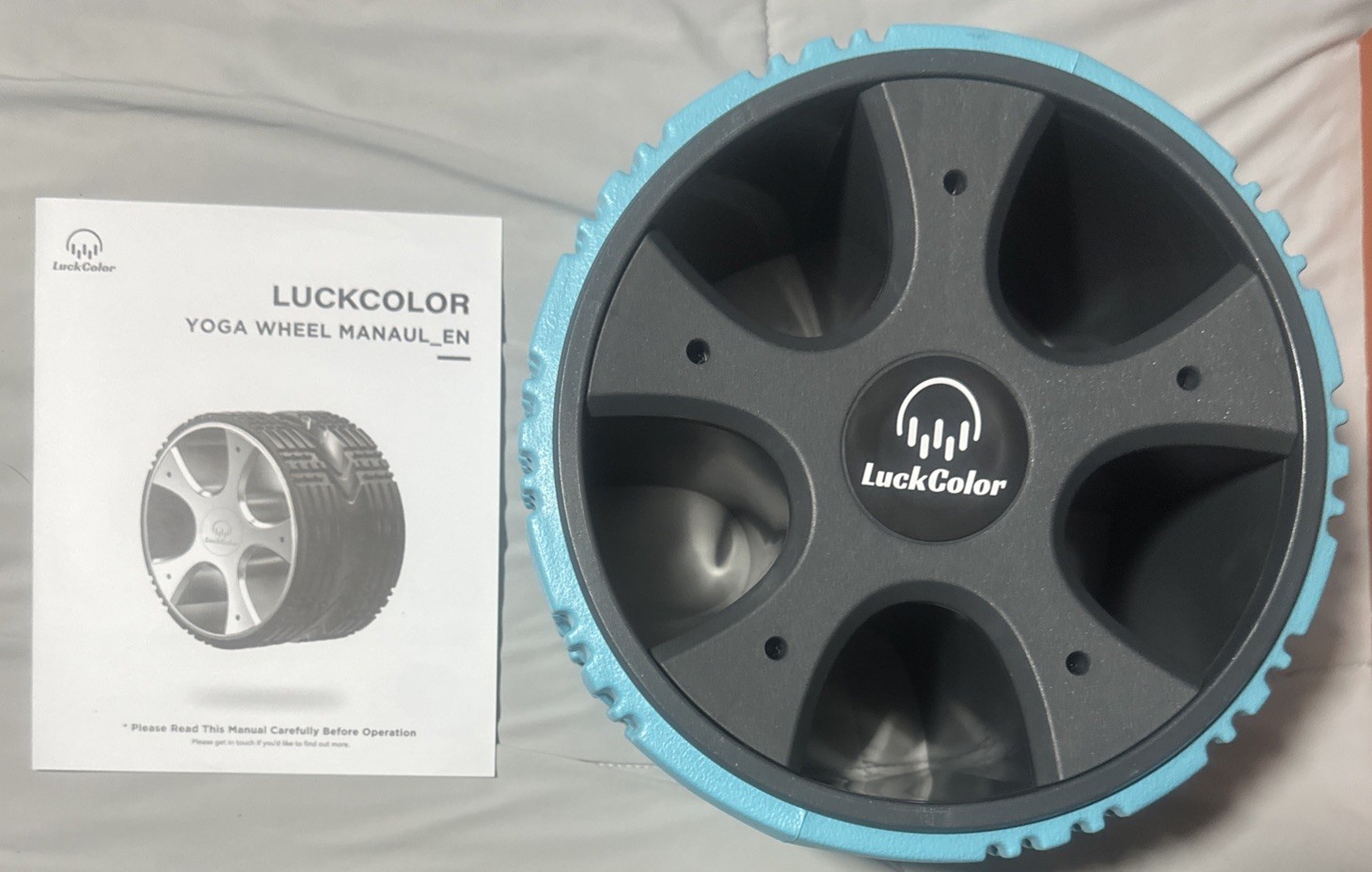 Brand New Open Box LUCKCOLOR YOGA WHEEL