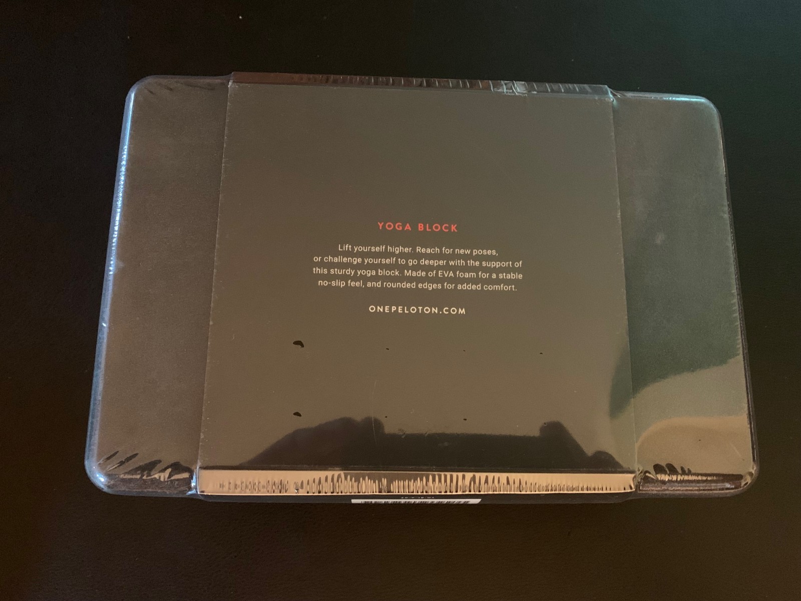 Peloton Yoga Block Black Foam 4x6x9 Inches YG-BL-A-02 Fitness Gym New SEALED