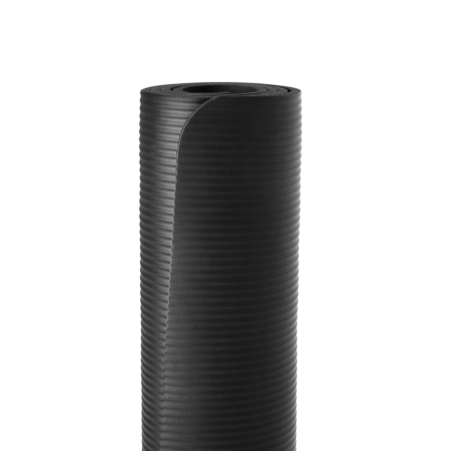 Amazon Basics Extra Thick Non Slip Yoga Mat with Strap Cushioned Fitness Floor