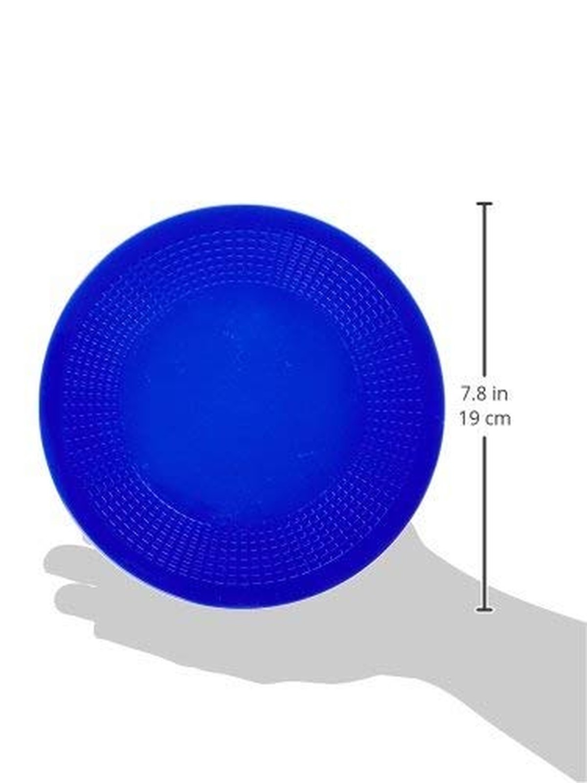 Dycem Non-Slip Mat, Blue Textured Pad, 7.5&Prime; Diameter × 1/8&Prime; Thick – D