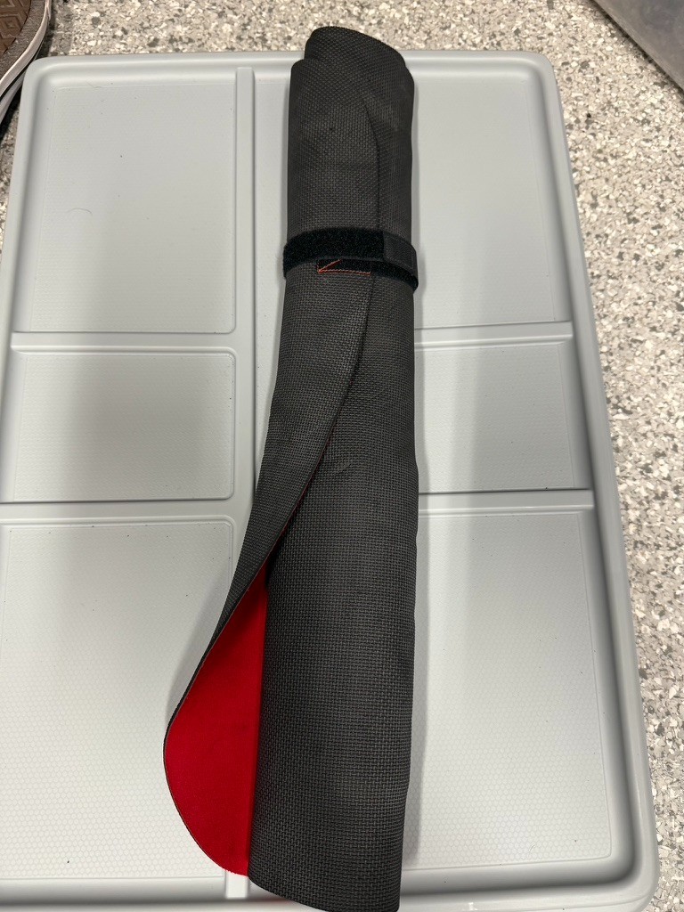 T Mat Pro Transition Mat: Red for Triathlon Swimming Cycling Running