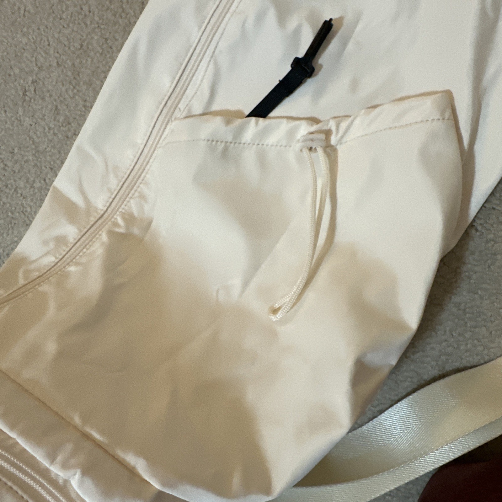 Brand New Sportsnew Yoga Mat Bag, Full Zip Cargo Carrier Bag Large Off white NWT
