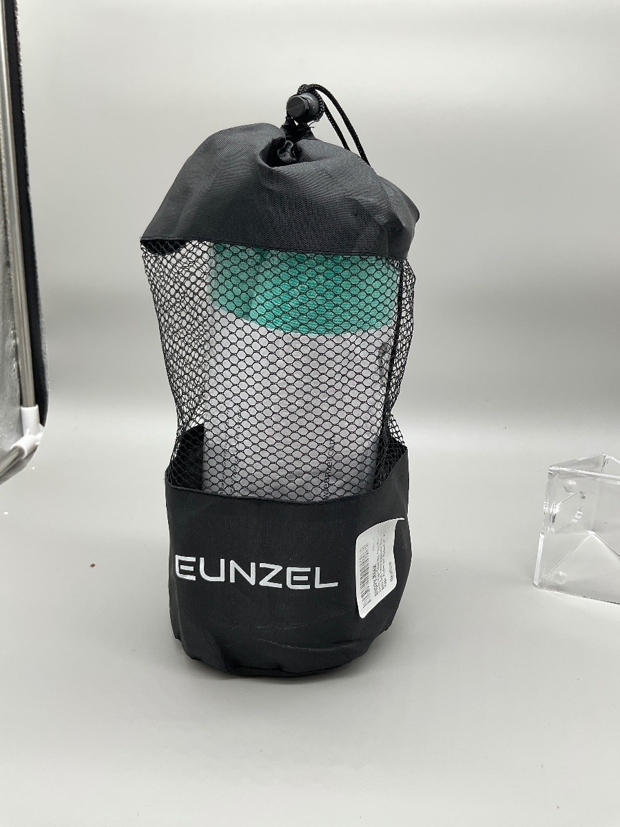 EUNZEL Hot Yoga Towel Microfiber Non Slip Absorbent Teal Green New