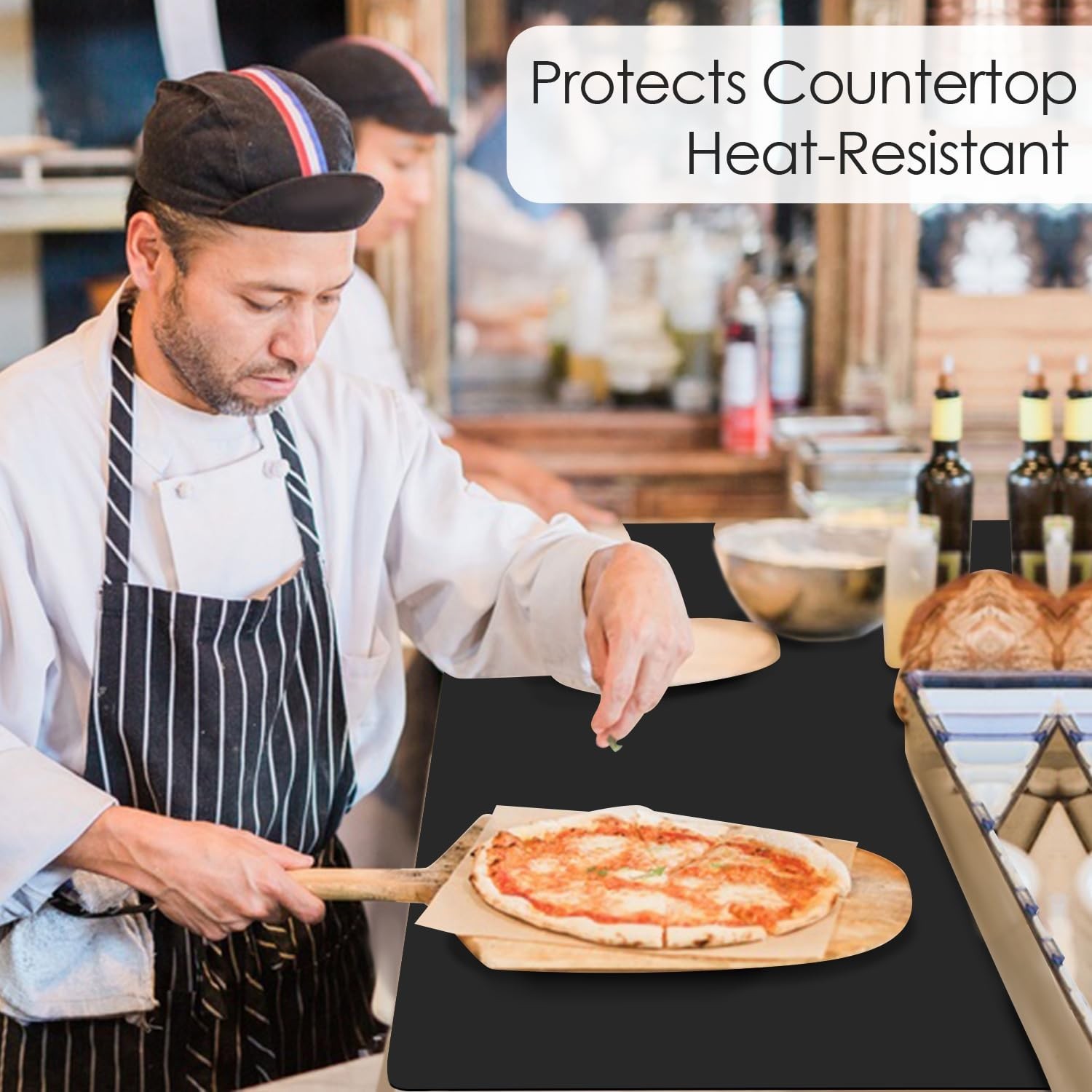 Extra Large Silicone Mat, 31.5×23.6 Inch Heat Resistant Mat for Kitchen Count…
