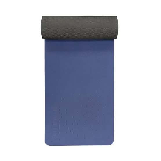 2 PACK Nautilus Yoga Mat with Strap 24&Prime; W x 68&Prime; L 6MM Thick, Ocean BLUE