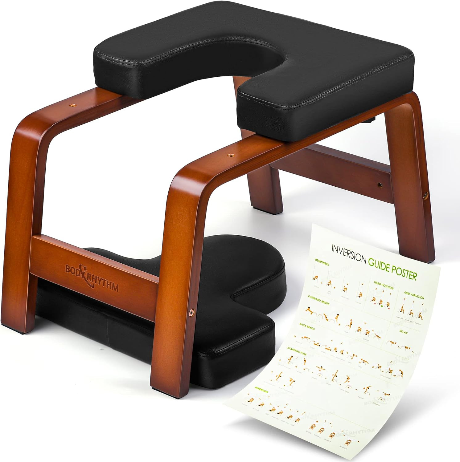 Yoga Headstand Bench, Yoga Inversion Chair, Headstand Trainer for Relieve Stress