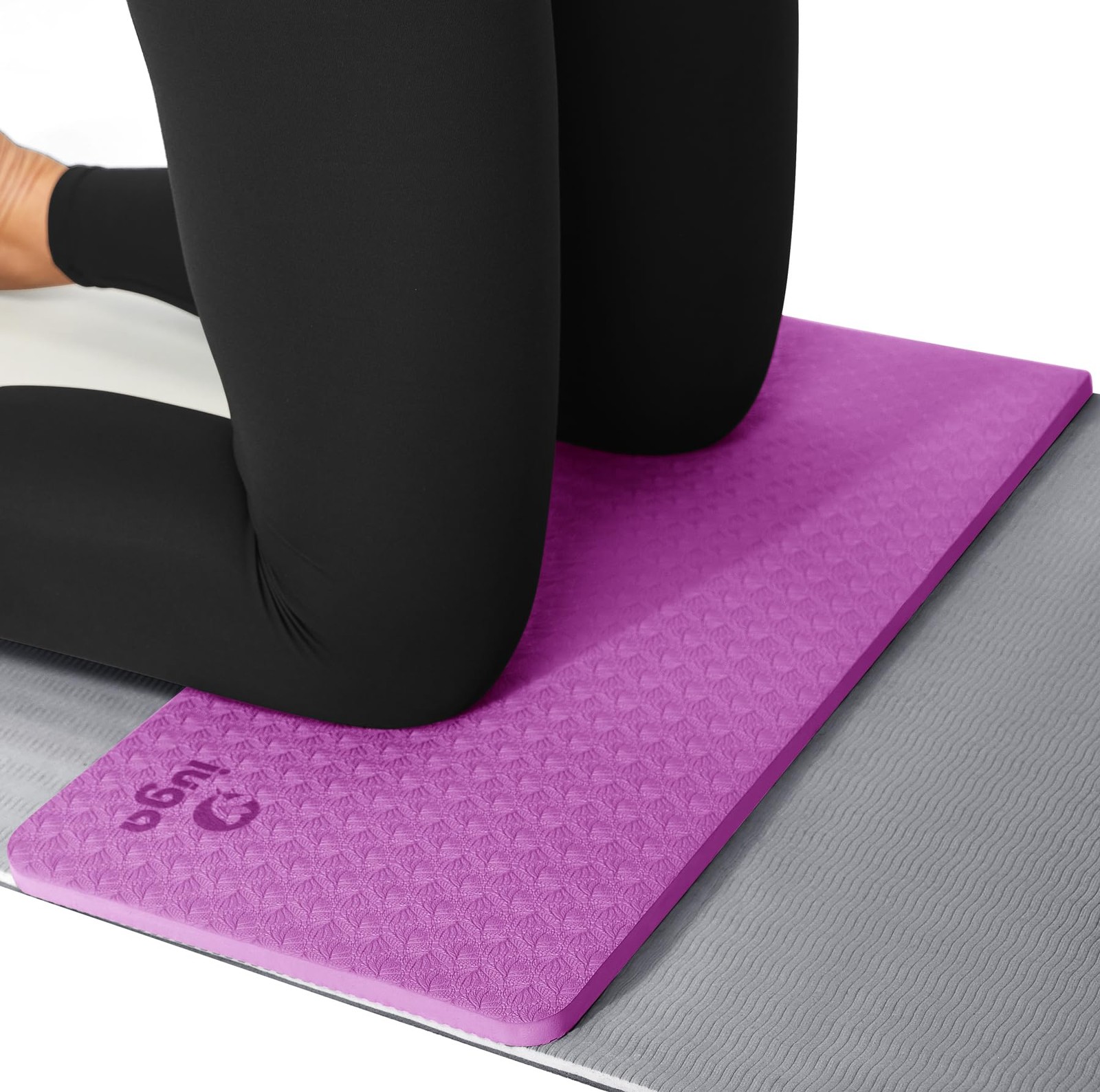 IUGA Yoga Knee Pads Cushion Non-Slip Mat for Elbows Wrist Pain in Violet
