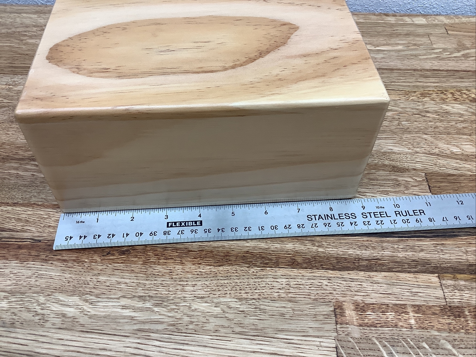 Yoga Accessories 4 Inch Hollow Core Sanded Pine Wood Yoga Block for Fitness (B4)