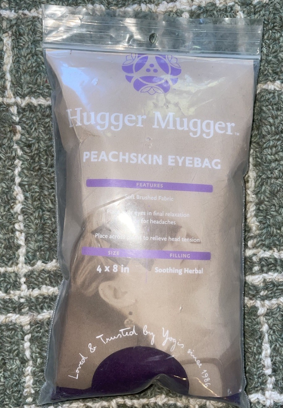 Hugger Mugger brand Peachskin Eyebag for yoga relaxation