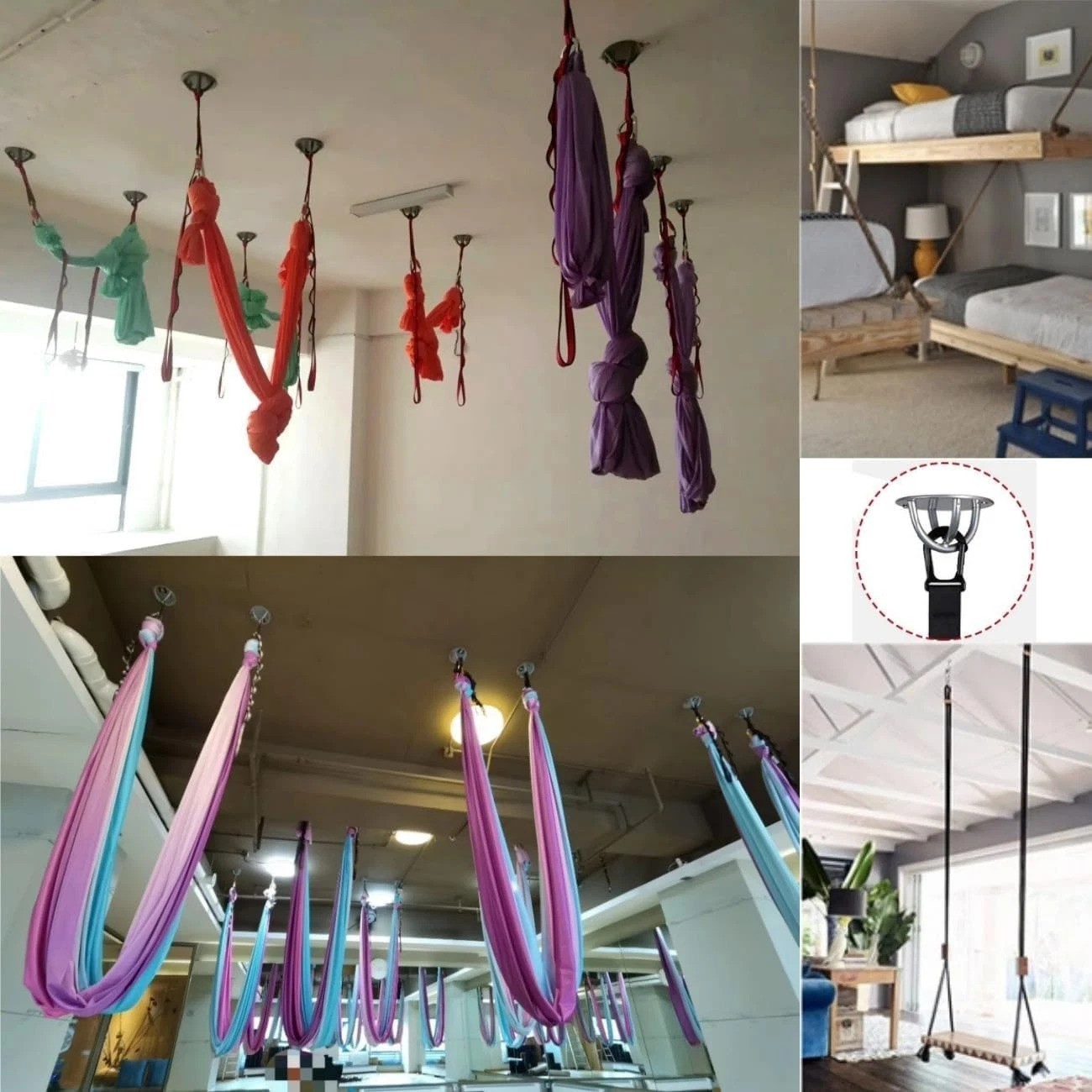 Heavy-Duty Wall Anchor for Yoga Swings and Gymnastic Tools – Easy Install