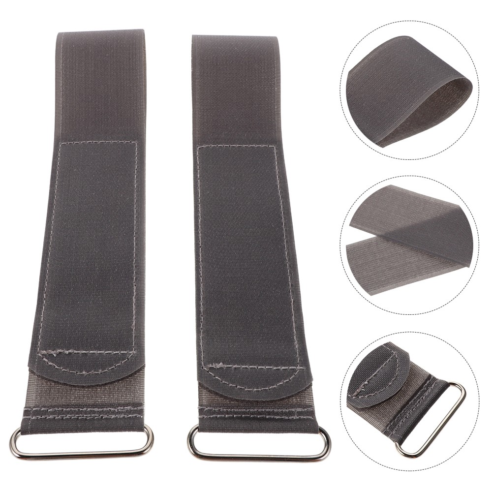 2Pcs Reusable Nylon Pedal Straps for Rowing and Elliptical Machine Home Gym