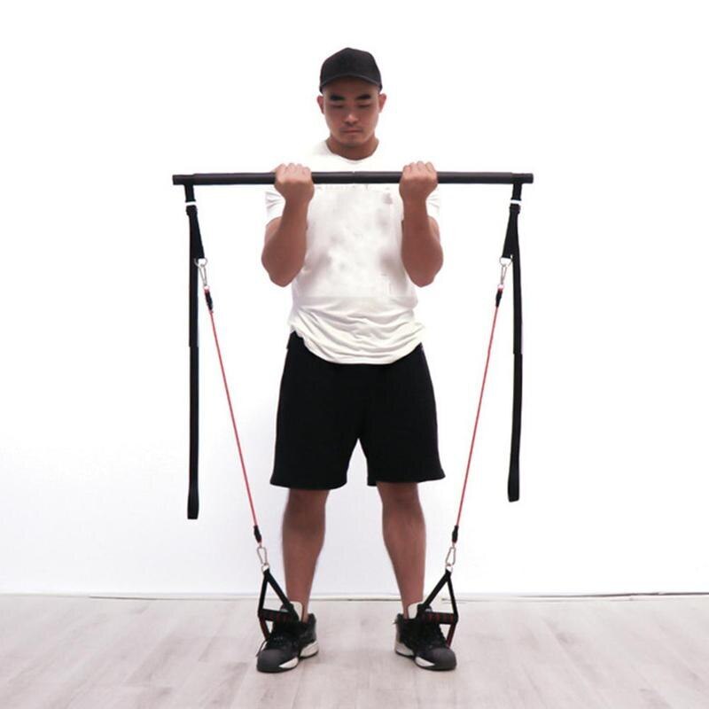 Pilates Bar New Yoga Rally to Extend Chest And Arms Home Gym Workout at home
