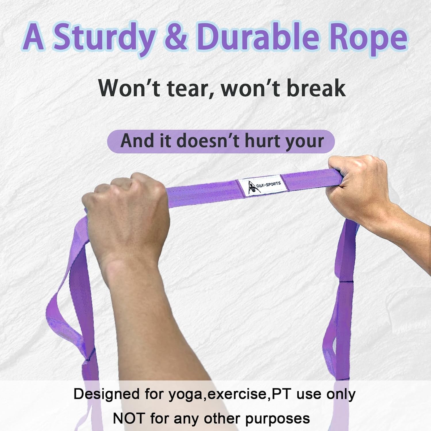 Stretch Strap Yoga Flexibility Band with Loops