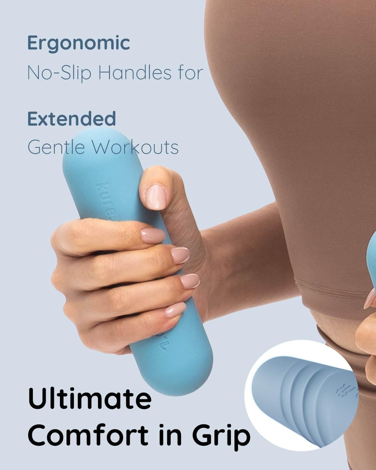 Hand Weight Bars for Women (2.2 LB) | Resistance Booty Bands | Pilates, Yoga,…