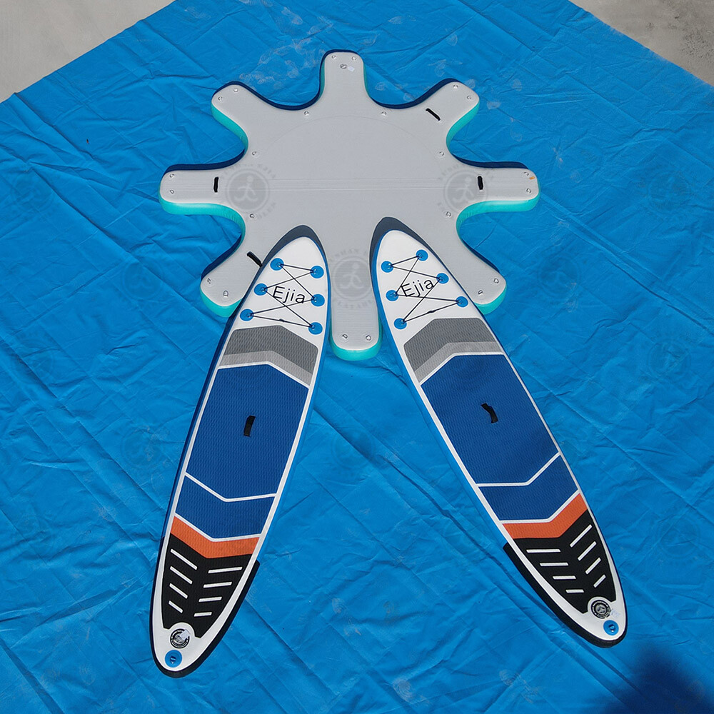 NEW DWF 9&rsquo;6&Prime; Inflatable Yoga Dock Platform For Yoga Fitness Ocean Sea