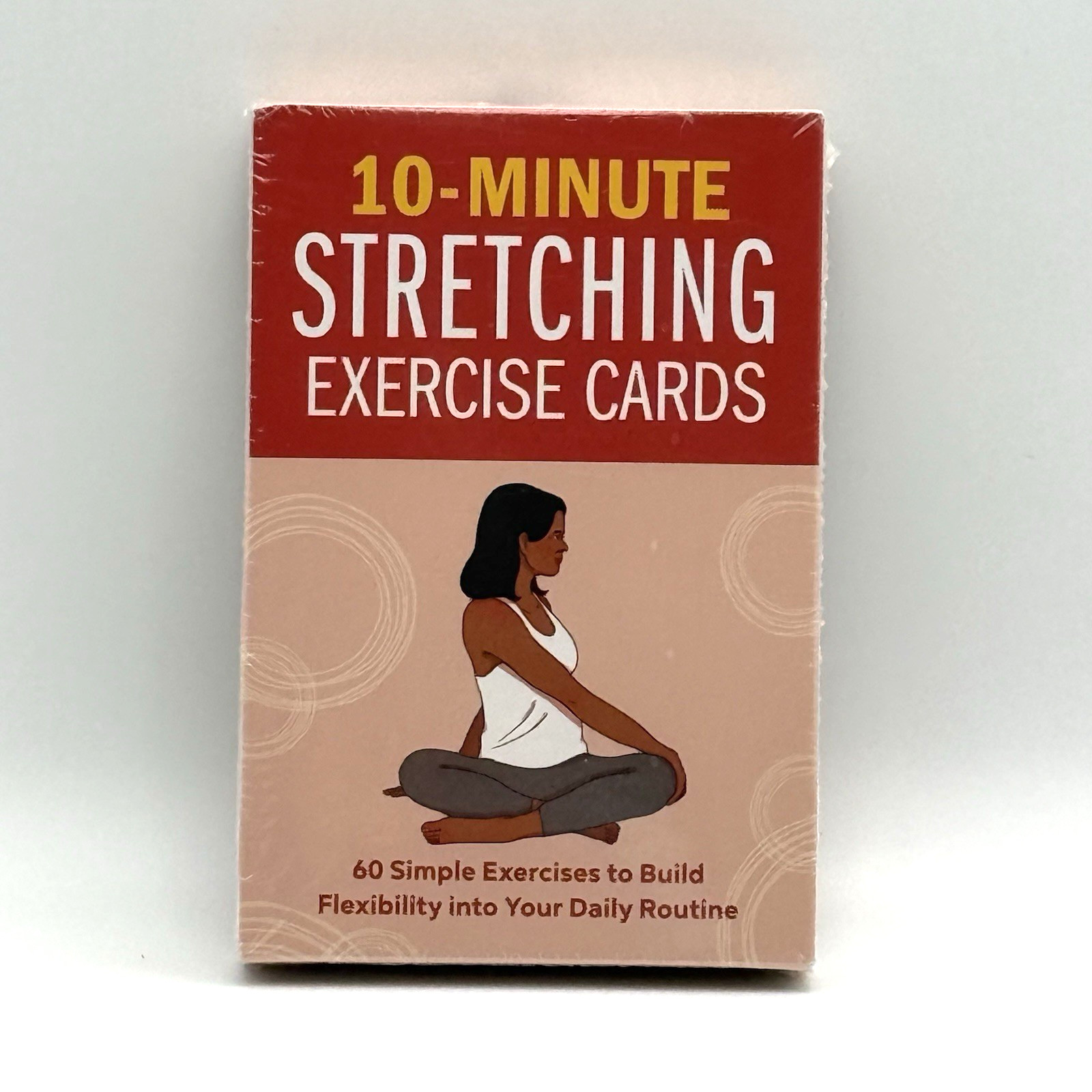 10-Minute Stretching Exercise Cards Sealed 60 Card Deck Flexibility Fitness