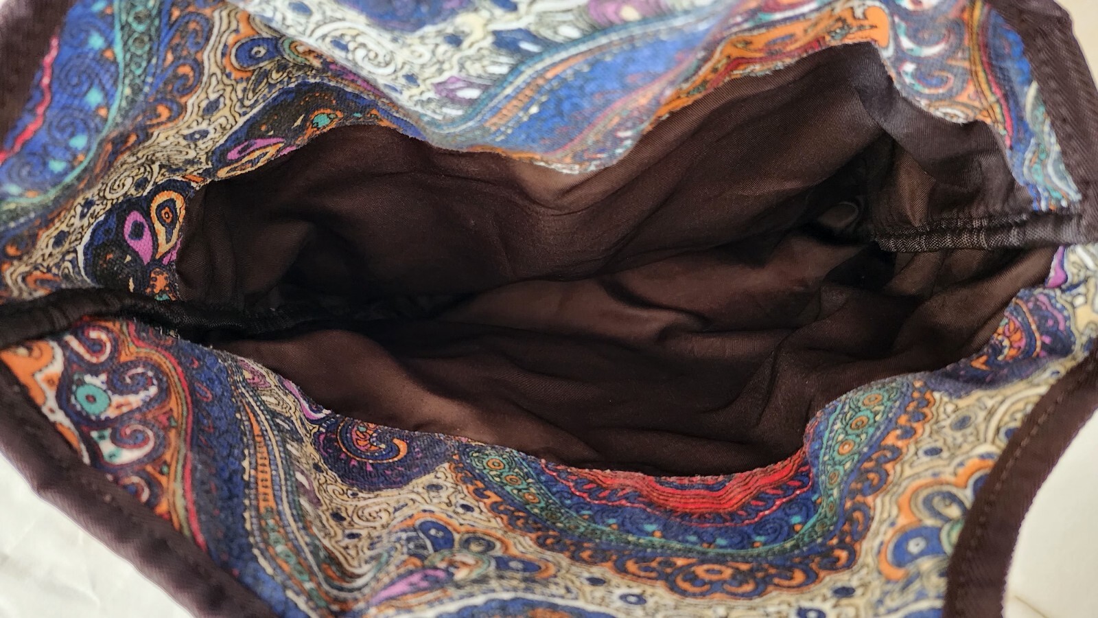 Ewedoos Yoga Mat Bag Canvas Blue Orange Boho Hippie