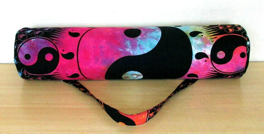 Indian Yoga Mat Carrier Bag Fitness Gym Bag Hippie Mandala Print Shoulder Bag