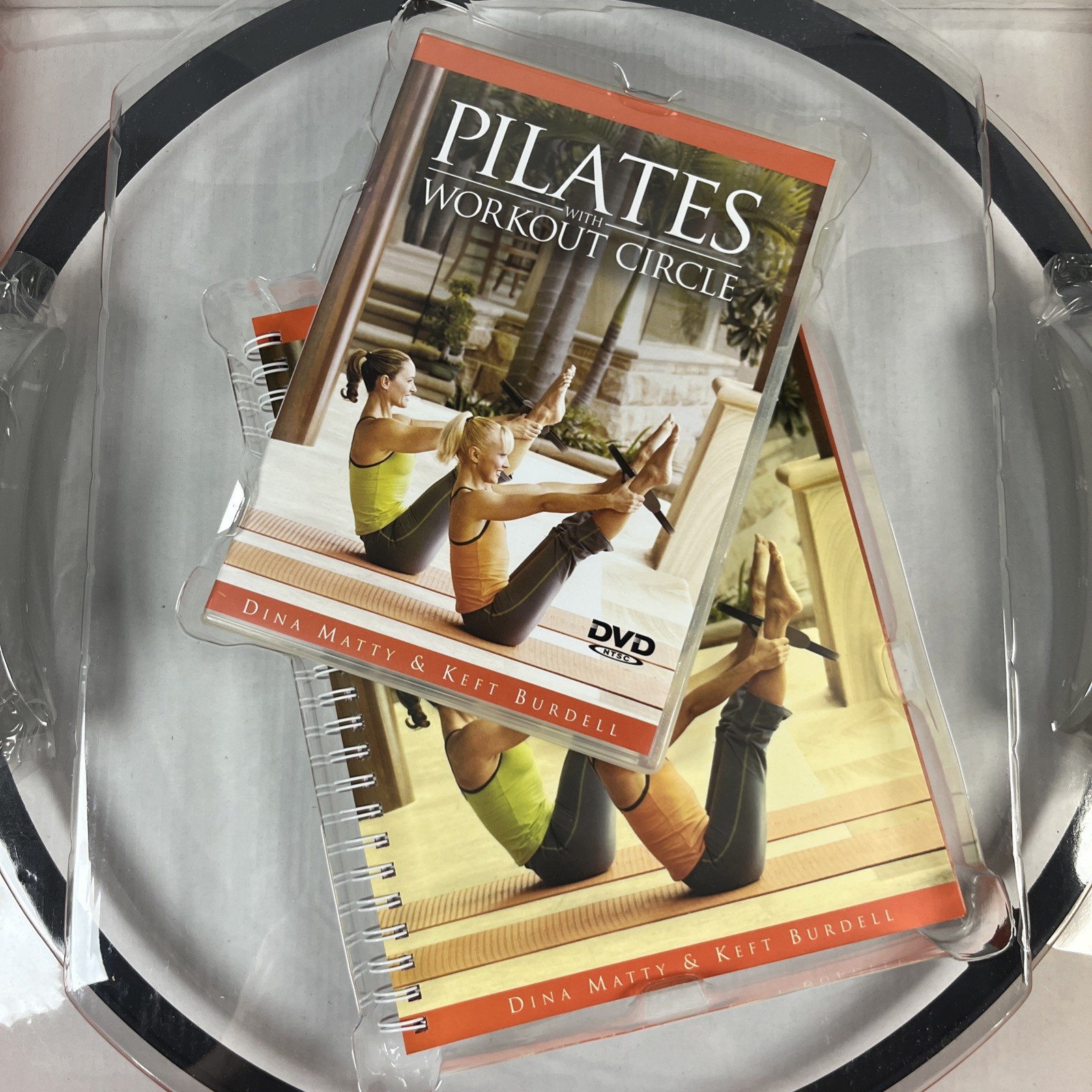 Pilates With Workout Circle Book & DVD with 64 Pg Book & 42 Minute DVD w Circle