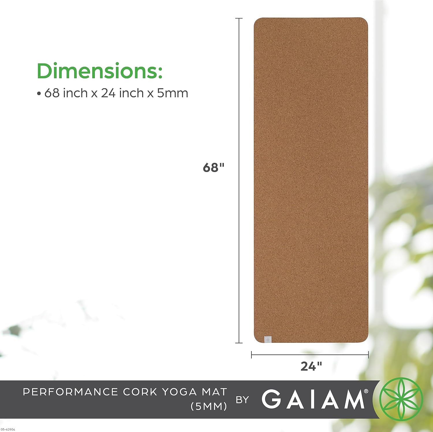 YOGA MAT – PREMIUM 5mm SOLID THICK NON-SLIP EXERCISE & FITNESS MAT FOR ALL TYPES