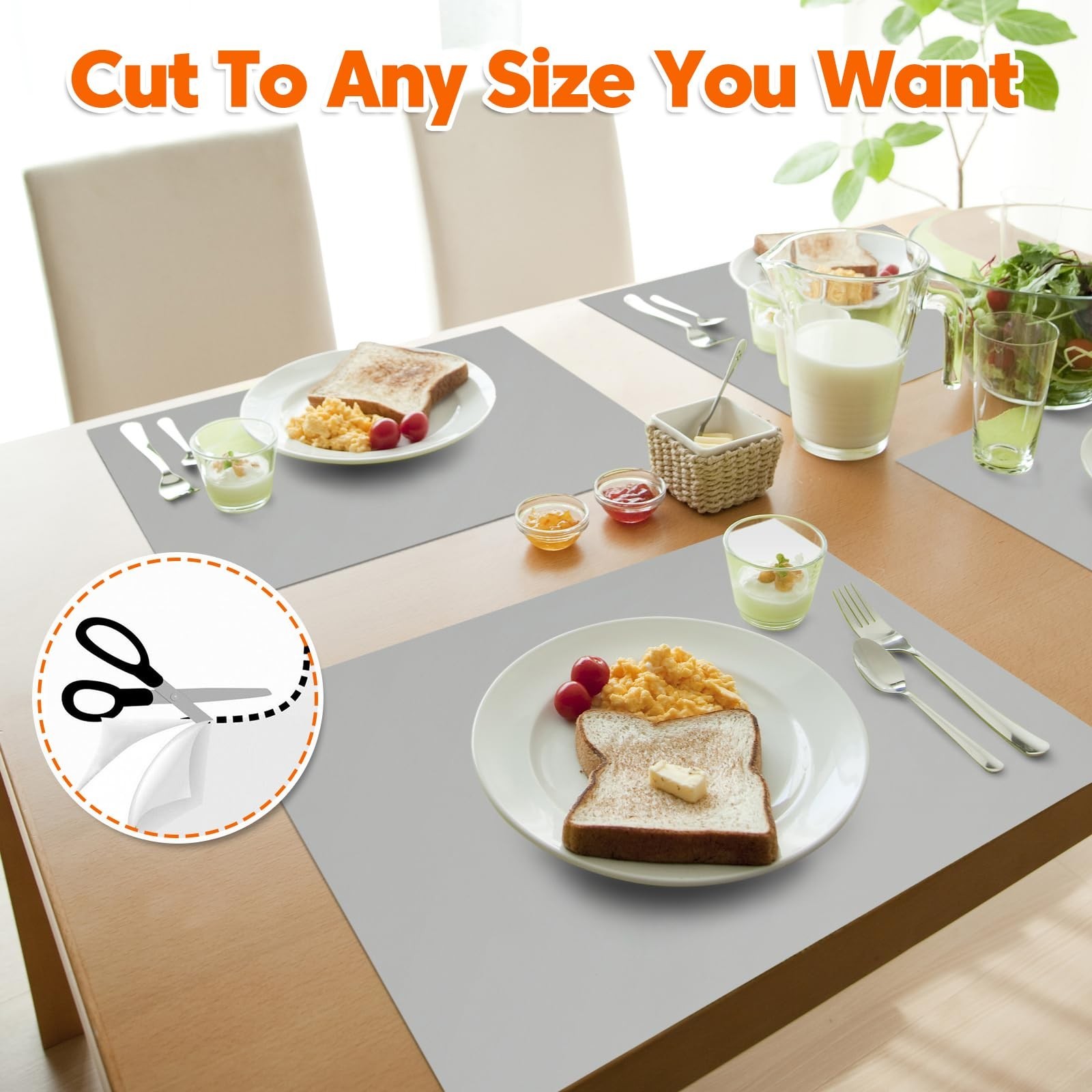 Extra Large Silicone Mat, 72”x16” Heat Resistant Mats for Countertop