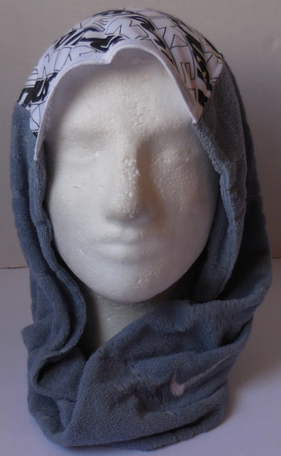 Nike Cooling Towel Scarf Ashen Slate/Anthracite/White 17&Prime; X 12&Prime;