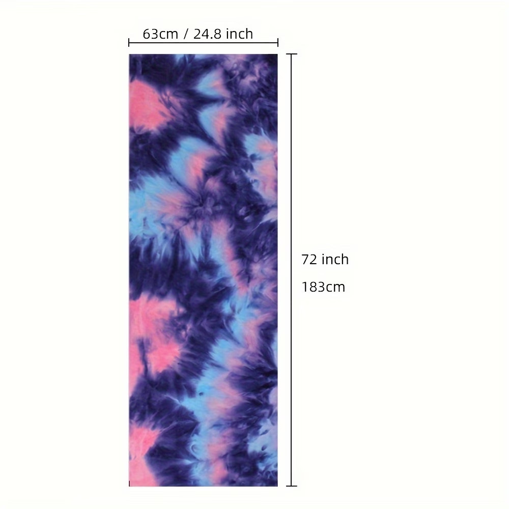 1 Pc Yoga Towel with Grip Dots 72 x 25 Inch Non-Slip Hot Yoga Mat Towel