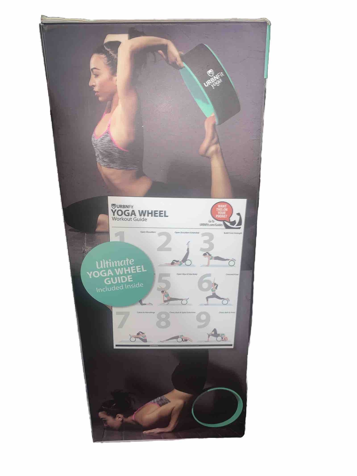 URBNFit Yoga Wheel – 12-Inch Roller Designed for Stretching & Flexibility…..