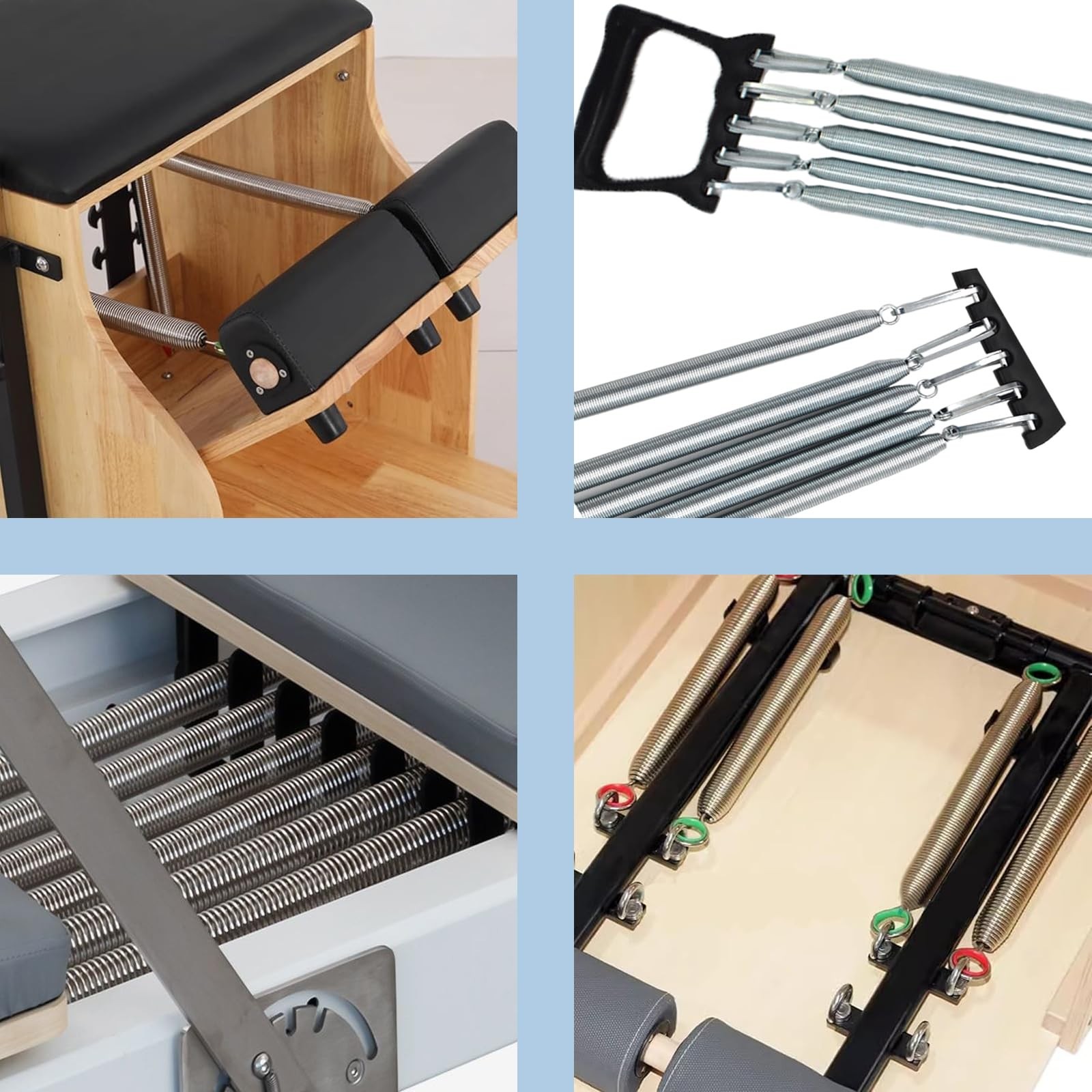 Pilates Reformer Springs Accessories, Additional Springs for Pilates Equipmen…