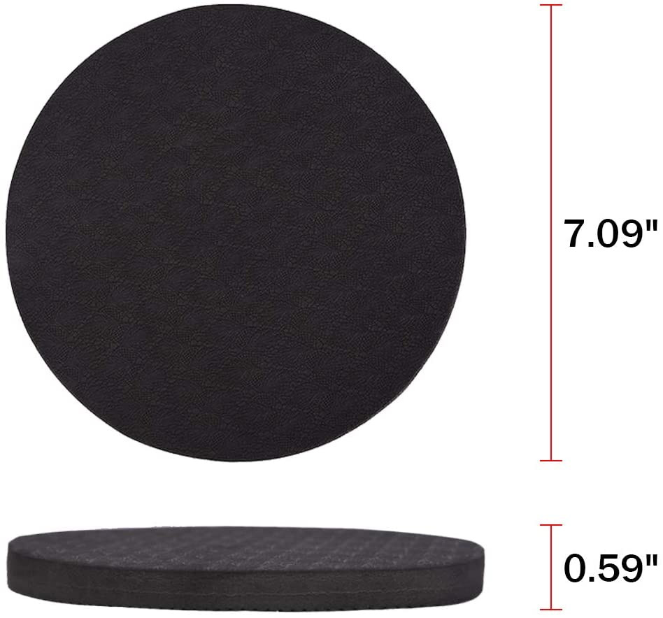 2 Pack Thick Round EVA Foam Yoga Knee Pad Elbow Fitness Anti-Slip Mat Durable