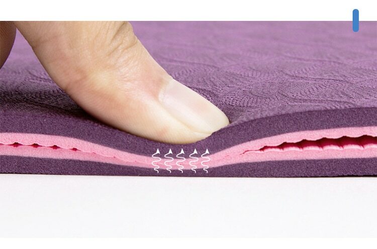 TPE Yoga Mat New 6mm Beginner Non-slip Mat Yoga Sports Exercise Home Fitness Gym
