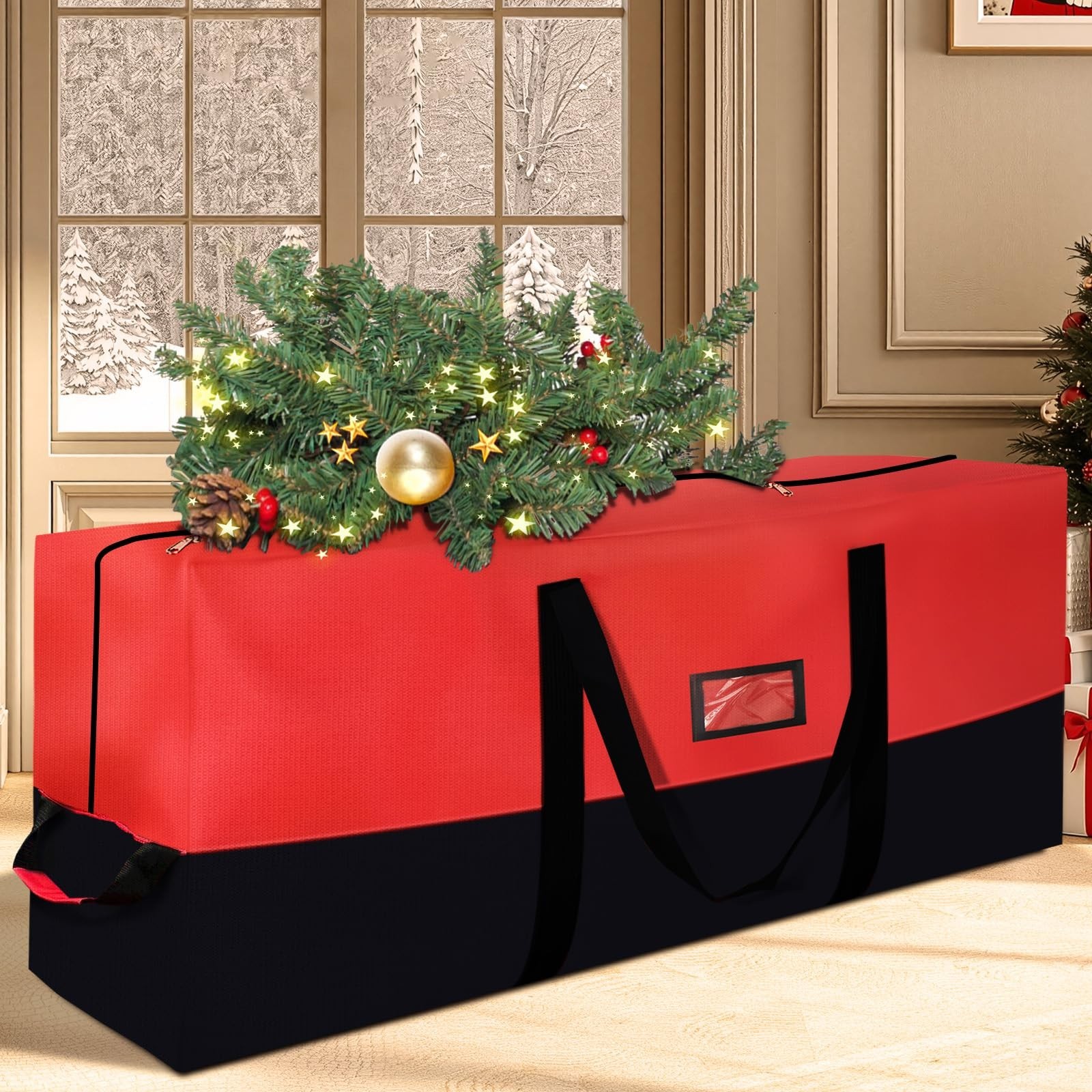 Heavy Duty Christmas Tree Storage Bag for Trees Up to 9ft – Waterproof, 60