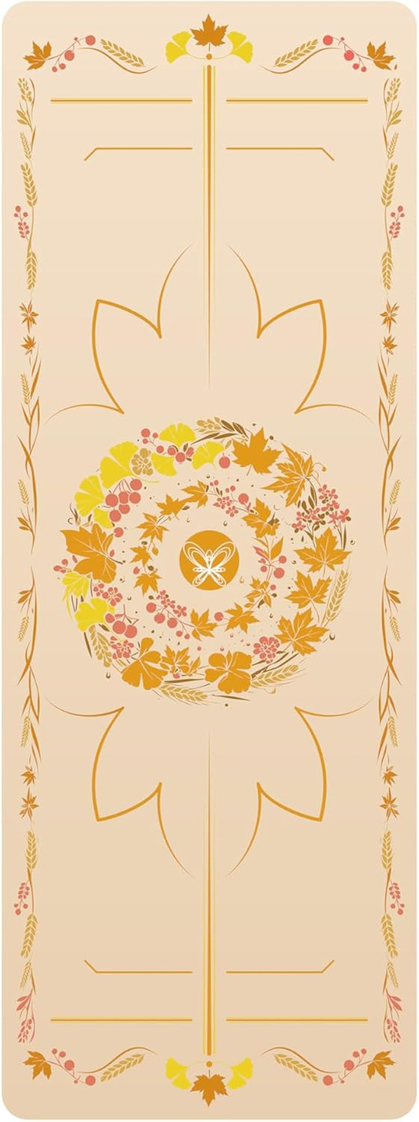 Nature Line Yoga Mat – Durable, Eye-Catching, Sweat-Absorbent & Hygienic