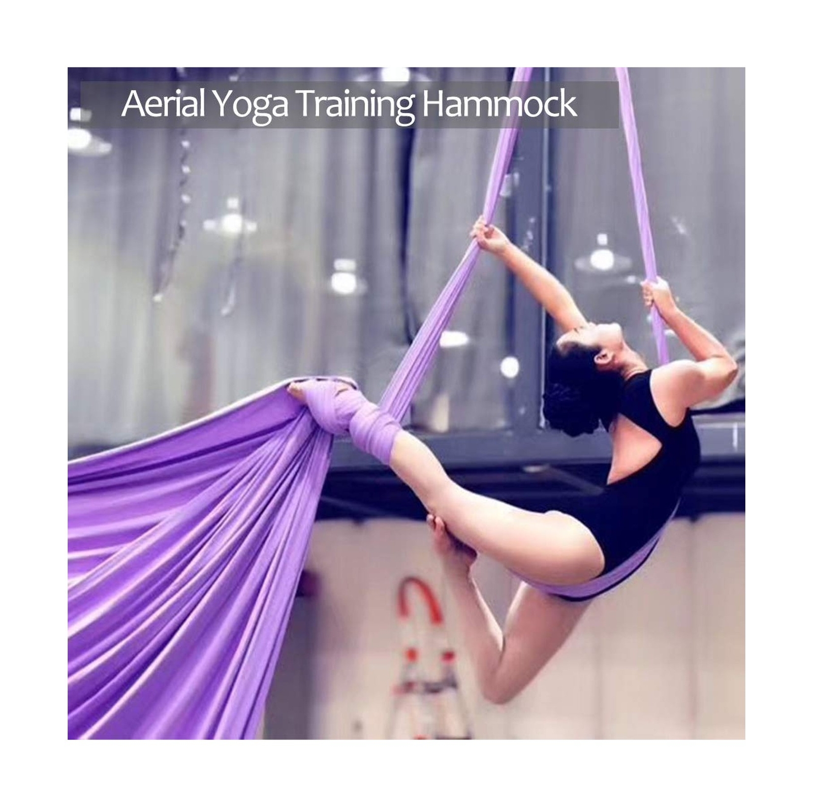 Aerial Silks Deluxe Equipment Set for Aerial Yoga,11 yards Aerial Yoga Hammoc…