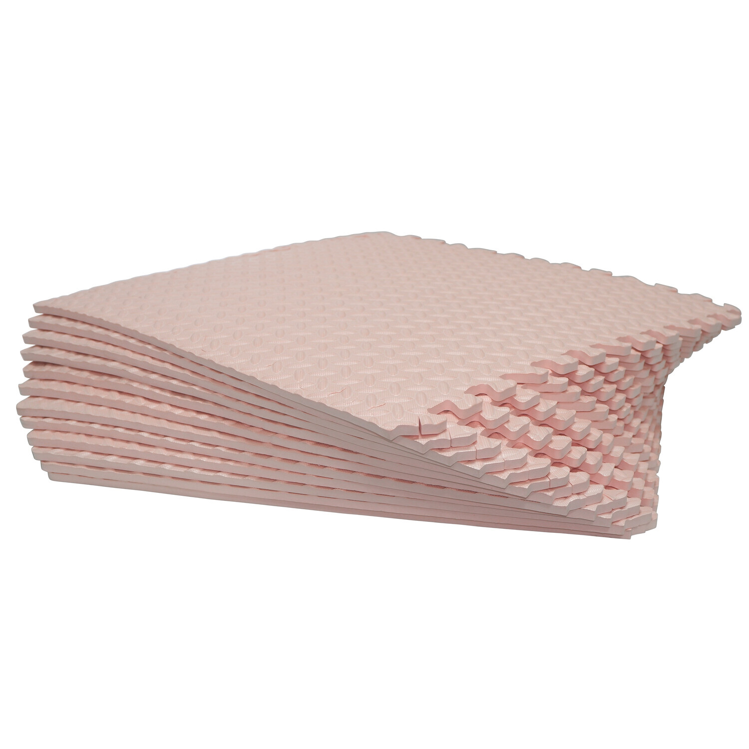12X Gym Floor Mat 24×24 EVA Foam Interlocking Exercise Fitness Puzzle Floor Pink