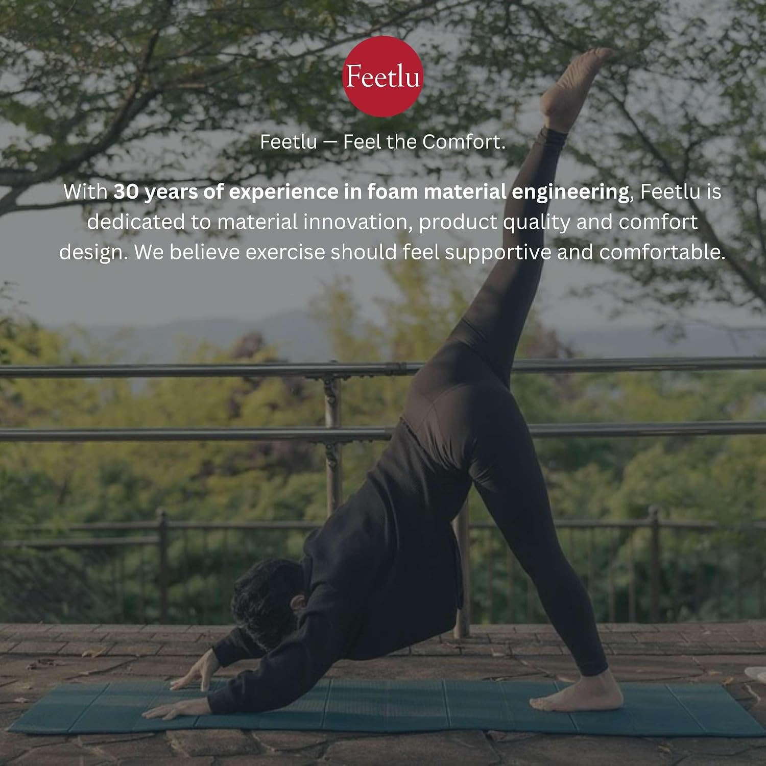 Foldable Yoga Mat – 6mm to 12mm Thickness, Lightweight & Anti-Slip, 72&Prime;x24