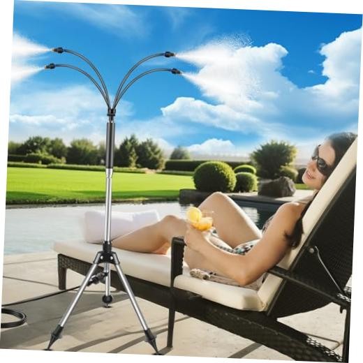 Misters for Outside Patio, 26.5 FT Portable Water Mister for Cooling Outdoor,