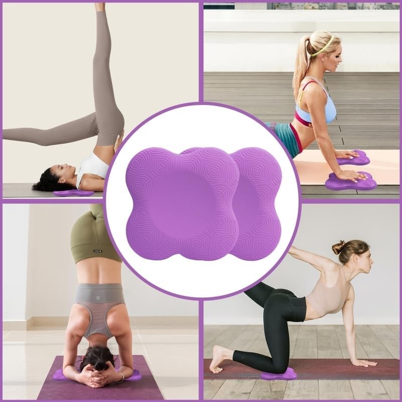 2 Pack Yoga Knee Pad Cushion Extra Thick Foam Pilates Kneeling Support Mat