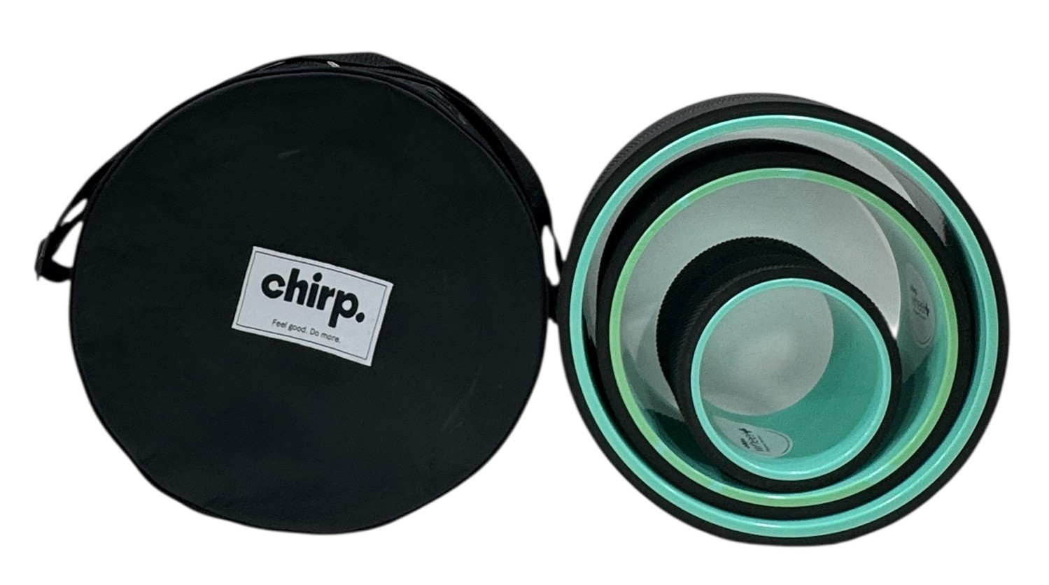 Chirp Wheel+ Set of 3 w/ Storage Travel Transport Case