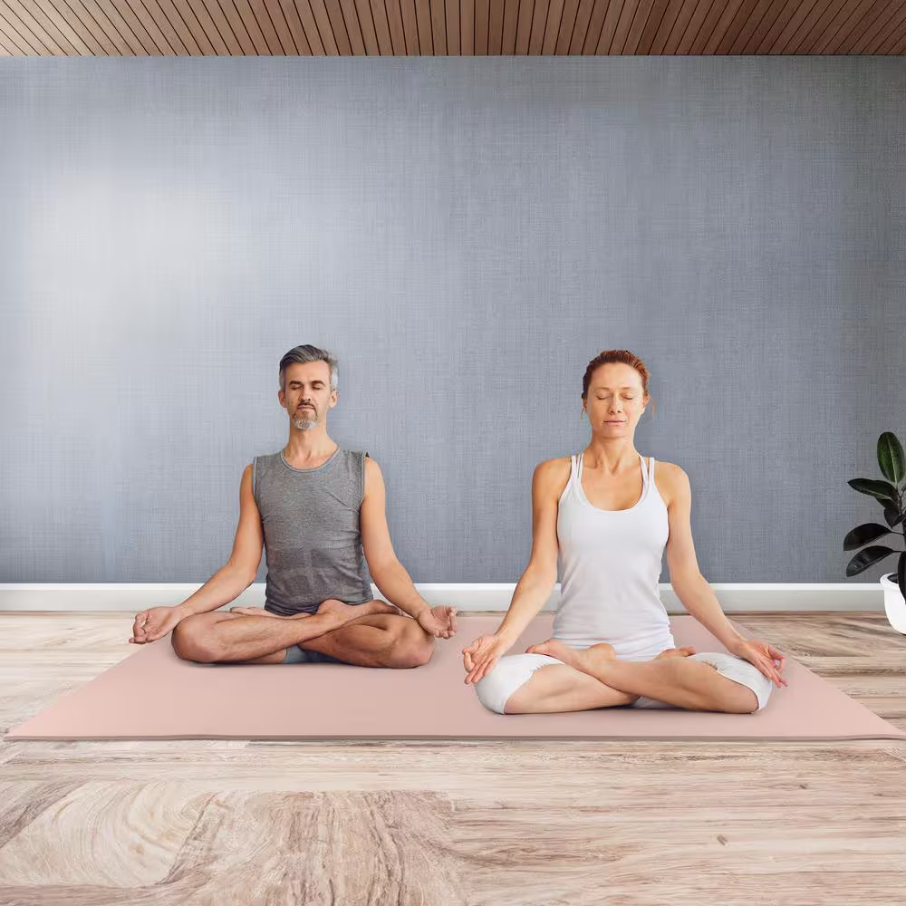 6 Ft. L X 4 Ft. W – 8Mm Thick – 24 Sq. Ft – Non-Slip Large Yoga Workout Mat by