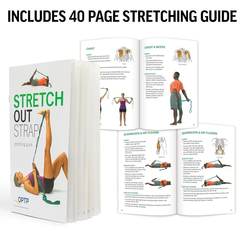 Versatile Stretching Strap Physical Therapy Yoga Pilates Mobility Exercises New