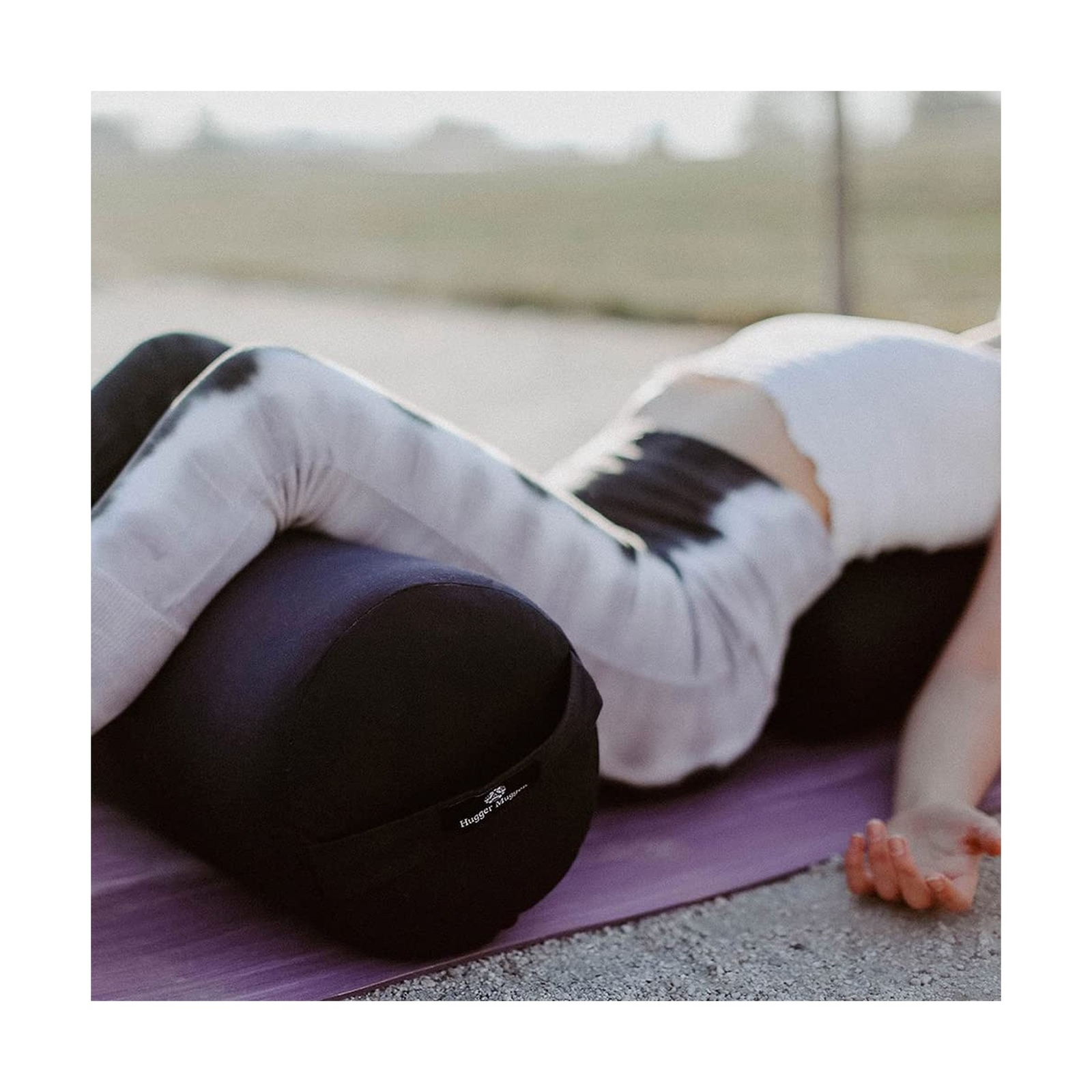 Hugger Mugger Round Yoga Bolster – Firm Round Shape, Higher Profile, Great Un…