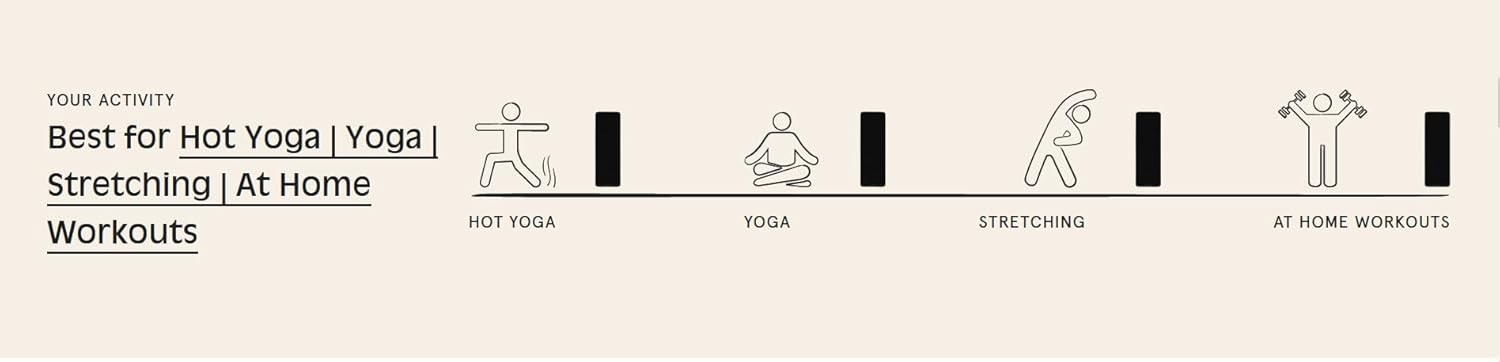 Solana Yoga Mat 1&Prime; Thick w/Nylon Strap Men & Women Non Slip Exercise Mat Home