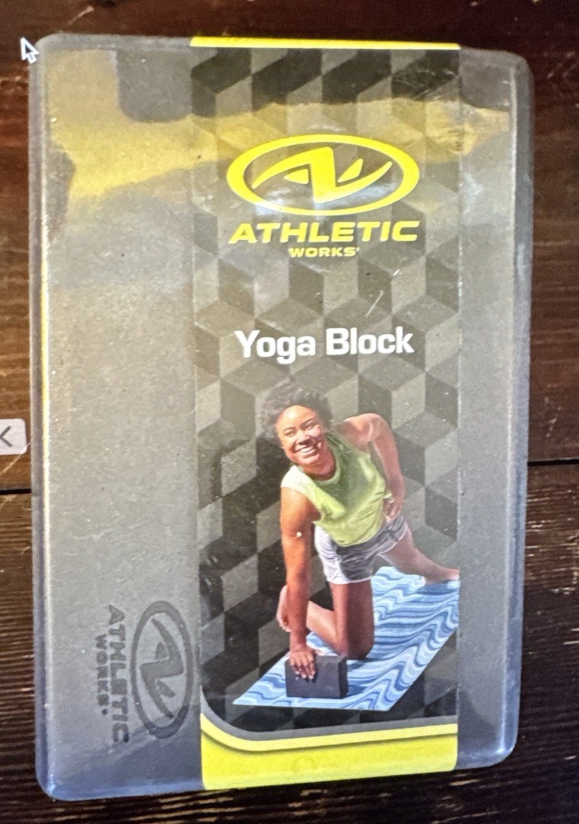 Athletic Works Lightweight Portable Yoga Foam Block Brand New 6×9 Inch