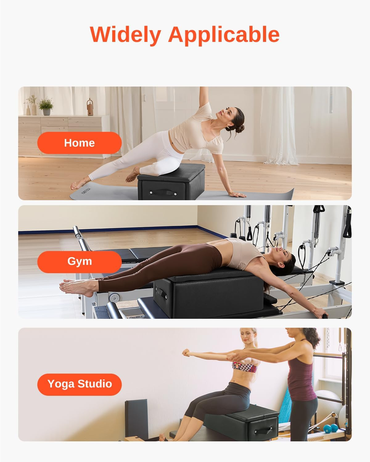 Pilates Reformer Foldable, Suitable for Intermediate and Beginners Users, Pilate
