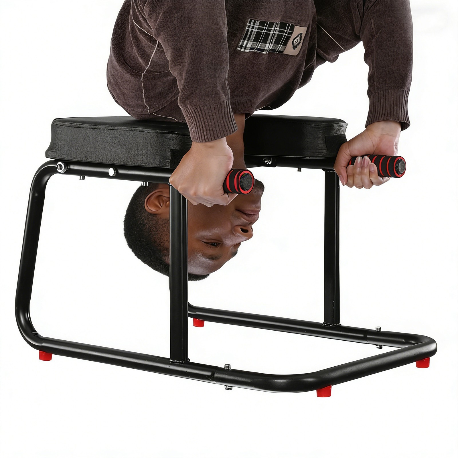 Yoga Headstand Bench Exercise Inversion Stool Workbench Upside Down Chair USA
