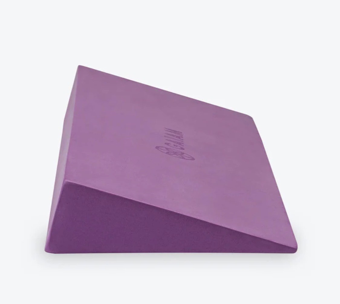 Gaiam Foot Wedge Yoga Prop Purple
