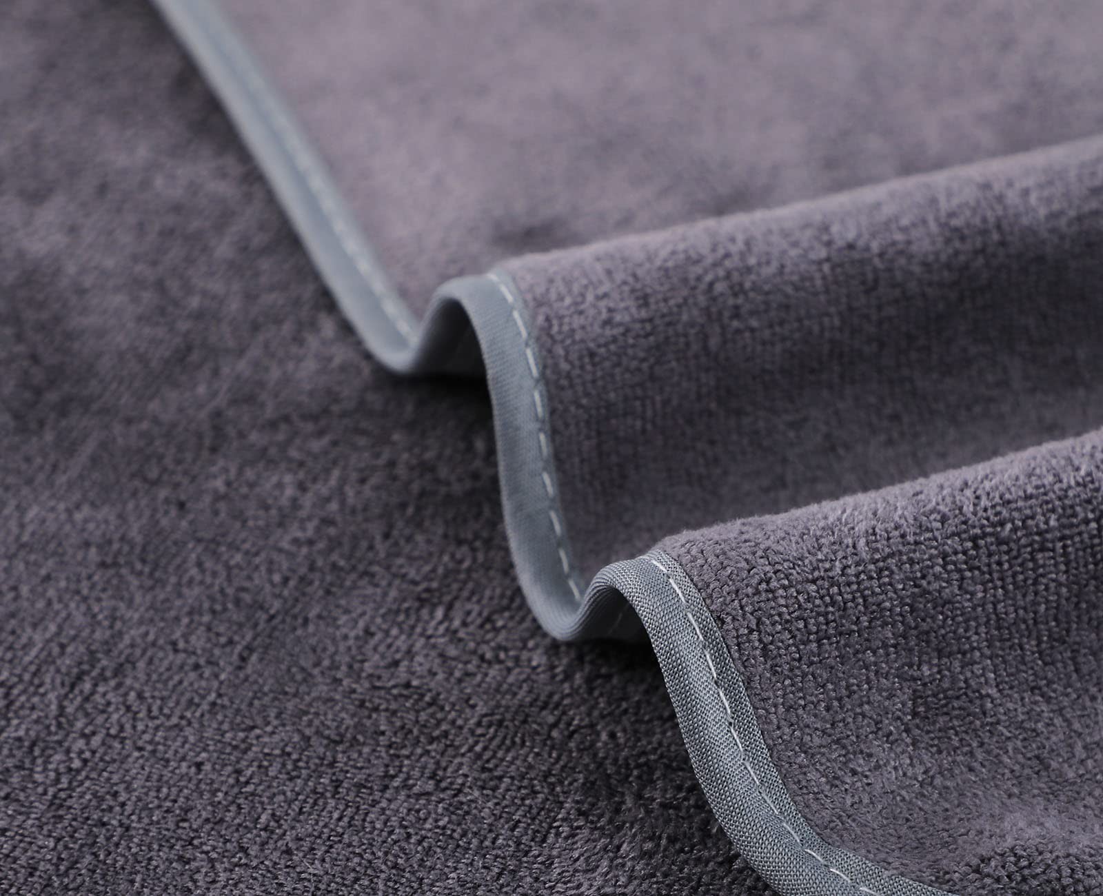 Wuwahold Microfiber Gym Towels Bigger Size Super Soft 3P-15×31 inches, Grey
