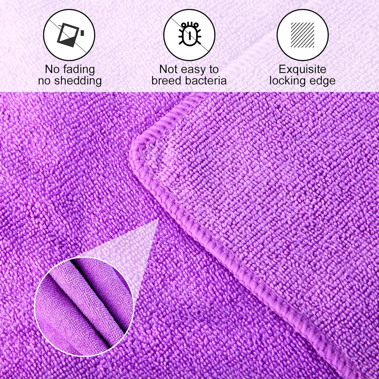 Microfiber Gym Towels Set for Sports Fitness, Yoga, Workout, Exercise, Tennis, S