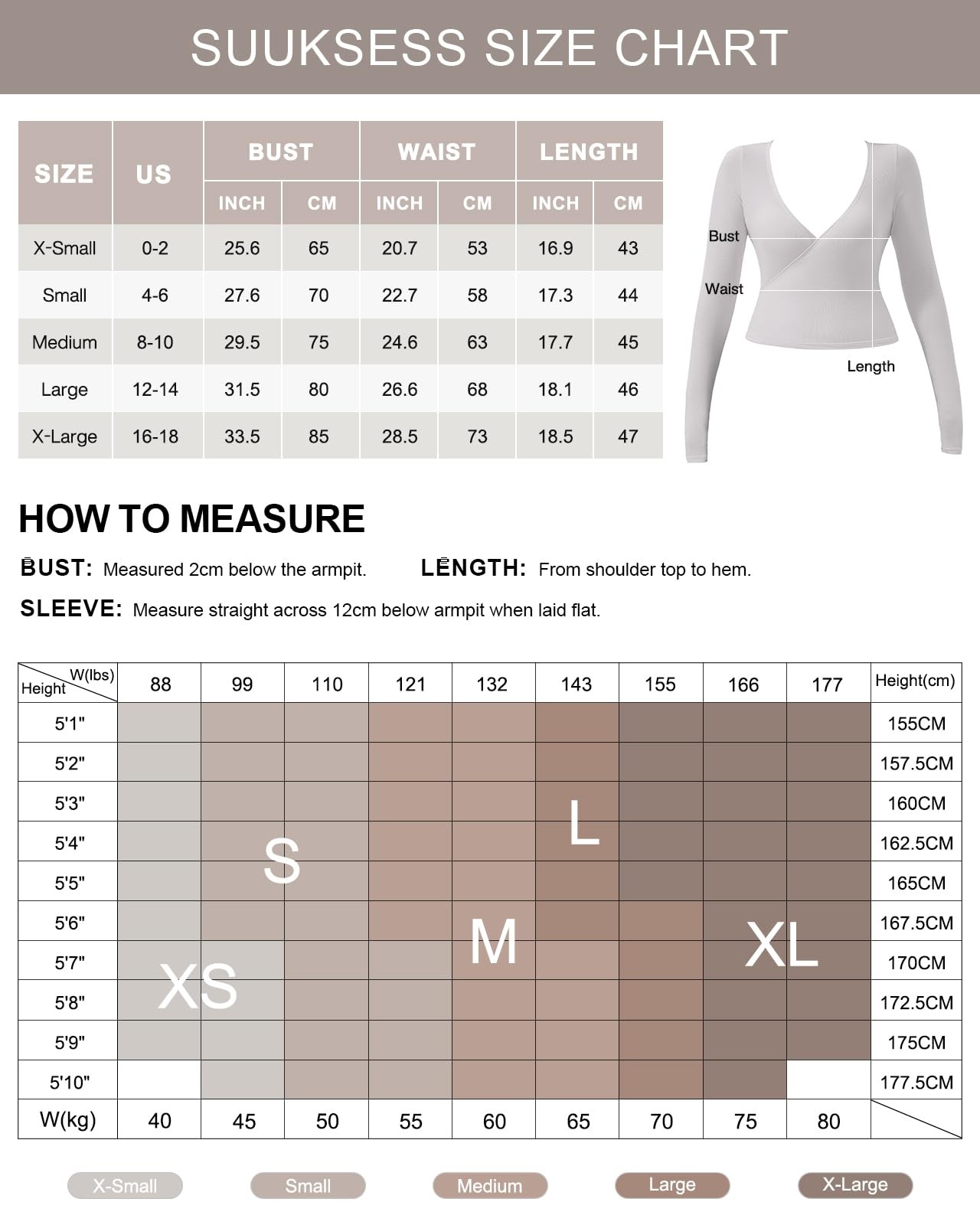 Women Pilates Wrap Workout Cropped Top Ribbed Long Sleeve V Neck Tie Front Ba…